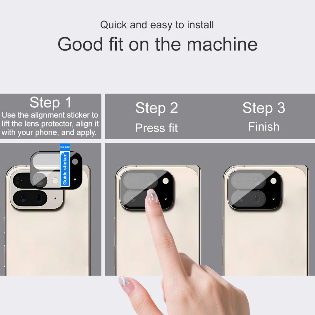 Pro Google Pixel 10 Pro Fold Sklo IMAK Vysoké rozlišení Integrované skleněné čočky Fólie