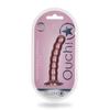 Ouch! - Silicone dildo with beads - 13 cm
