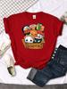 Kawaii Delicious Food Sushi Babys Style Print Women T Shirt Summer Fashion Tops Fashion Tee Shirts Loose Soft Female T Shirts