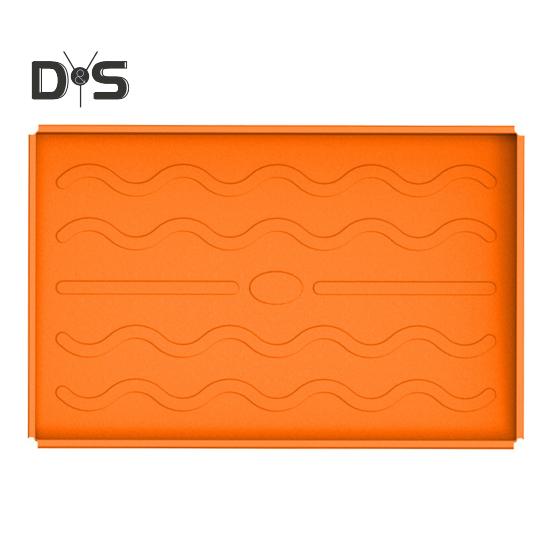 

Силиконовый коврик для барбекю для гриля Blackstone 28 дюймов, прочный защитный чехол для гриля пищевого класса для домашних вечеринок и встреч на открытом воздухе оранжевый