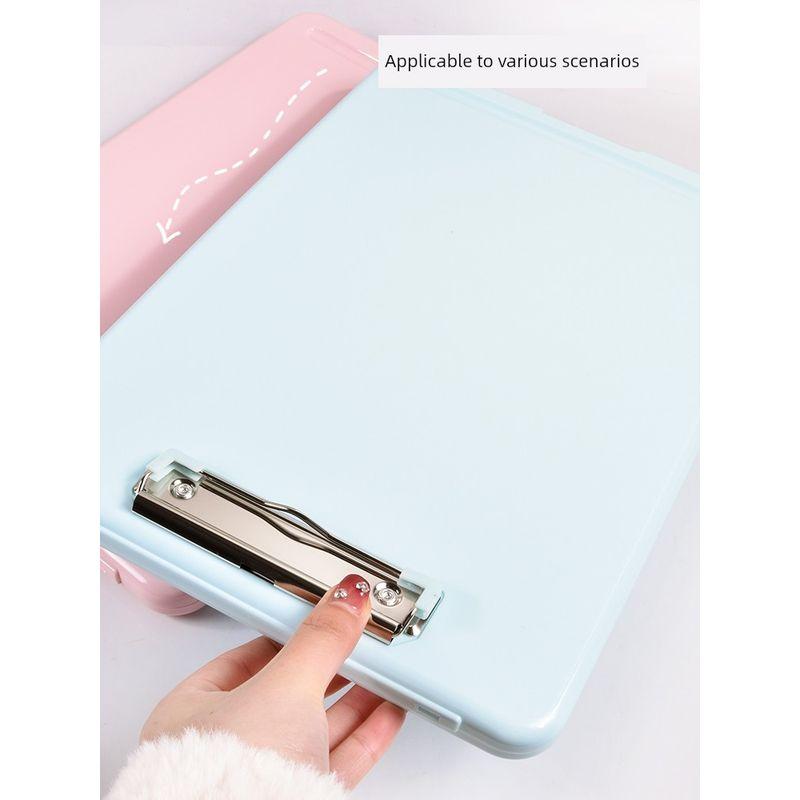 Multifunctional One-Thing Dual-Use A4 Plate Holder Writing Pad Test Paper Storage File Folder Only for Pupils Organize Fantastic