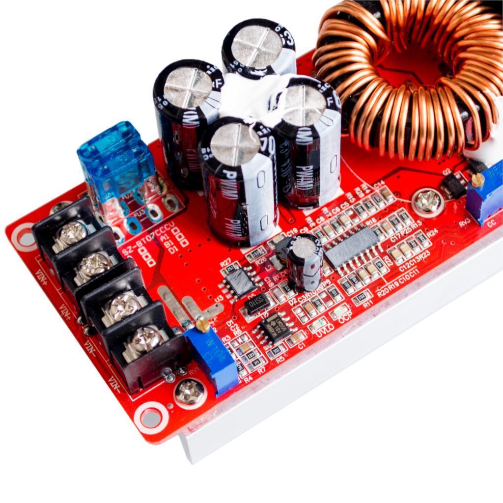 1200W 20A DC Converter Boost Step-up Power Supply Module IN 8-60V OUT 12-83V