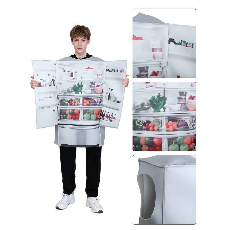 Halloween Costume Refrigerator Cosplay Suit For Adults Party And Bar Fun Creators