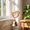 Reflective Bird Wind Chimes Wooden Sun Catcher Vintage Crystal Pendant Gift