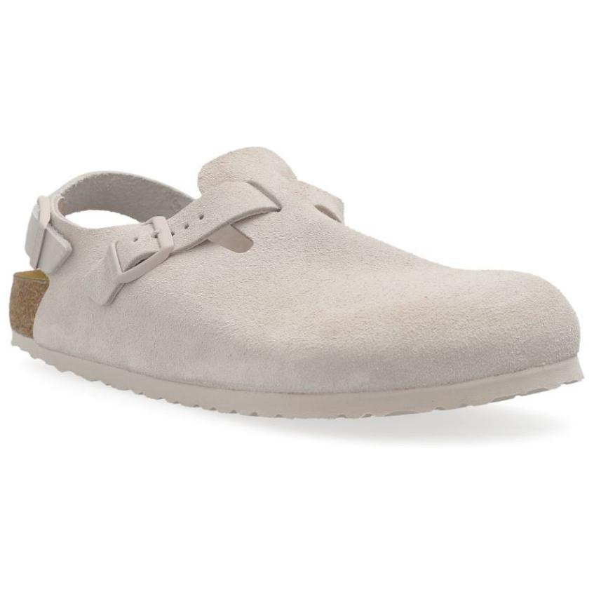 Birkenstock Токио Удобные Модные Трендовые Повседневные Нескользящие Закрытые Шлепанцы Унисекс Шлепанцы Белые 1029198