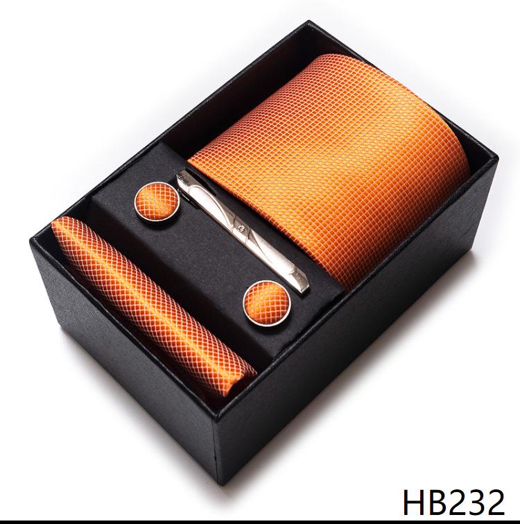 Men's Formal Business Jacquard Tie Gift Box Set
