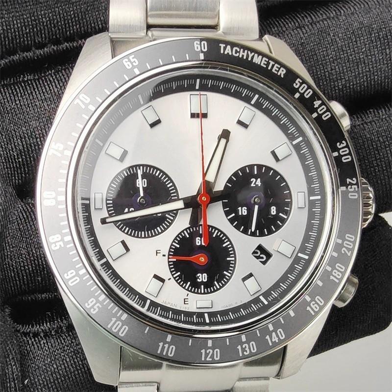 Tuhao Jinjing brand Panda Di three-eye six-pin multi-function chronograph men s quartz watch