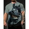 Donkey Graphic 3D Printed T Shirts Men Women Fashion Casual Novelty T-shirt Kid Street Short Sleeve Funny Kids T Shirt