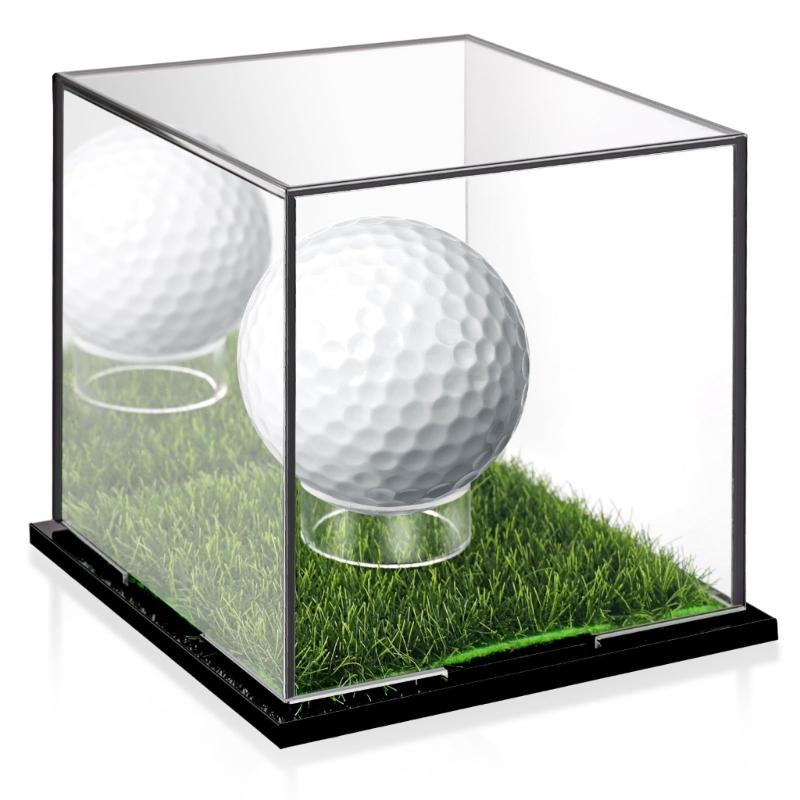 Acryl Golfball Aufbewahrungsbox Behälter Golfball Vitrine Behälter Golf Schutzhülle Staubdichter Halter