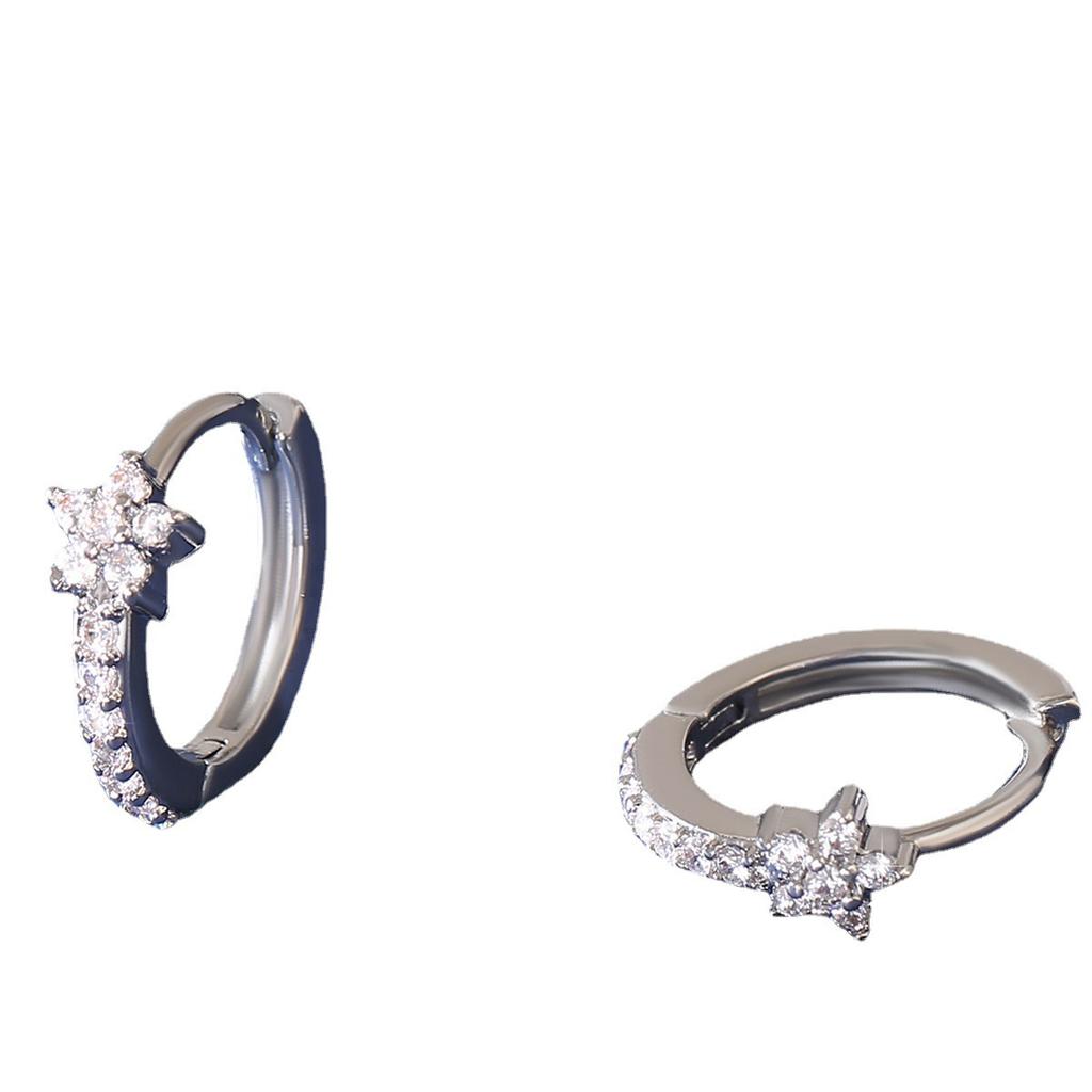 European and American personalized geometric flower versatile earrings for women