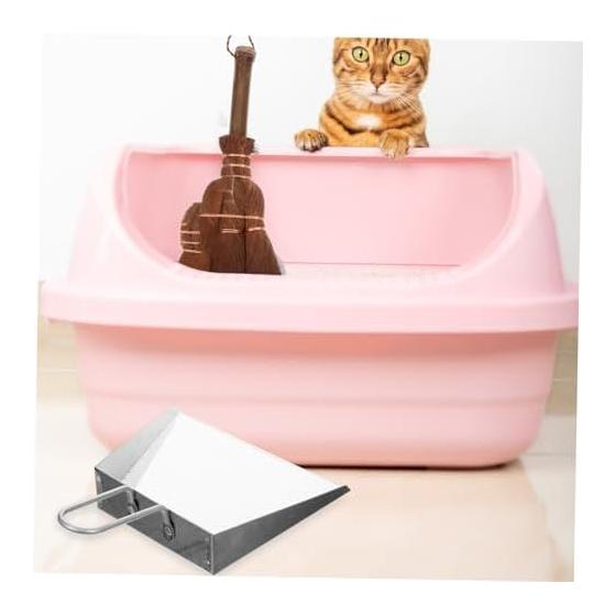 Beaupretty Small Broom and Dustpan with Brush, Cleaning Supplies for Table Cleaning, Pet Hair and Feces, Owner's Cleaning Goods, Daily Cleaning At