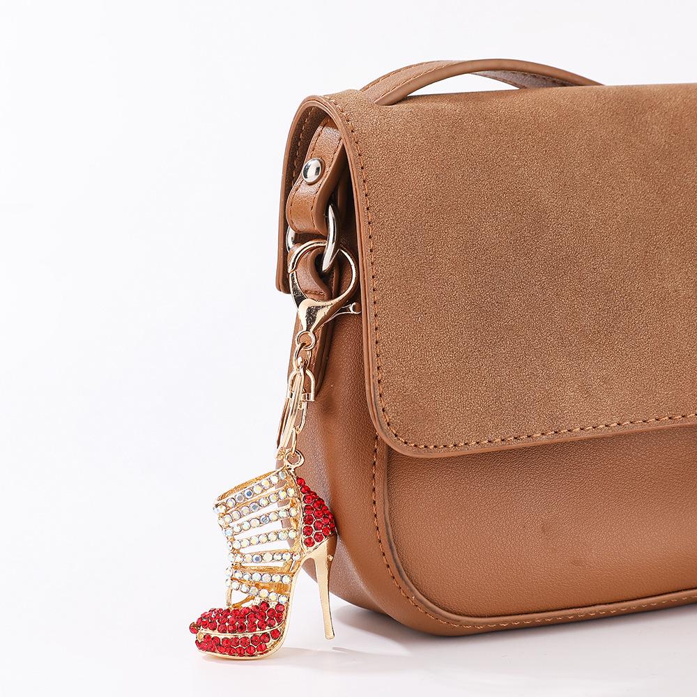 Porte-clés Exquis Escarpins Strassés - Pendentif Mignon Coréen Créatif pour Sac à Main Femme