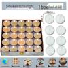 LIEI 4-Hour Smokeless Tea Light Candles