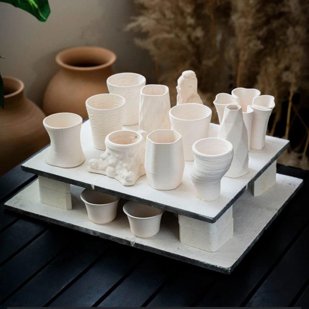 3/6/9cm Ceramic Kiln Tools L-shaped Pillar High Temperature Resistance Electric Kiln Shed Plate Kiln Furniture Pottery Making