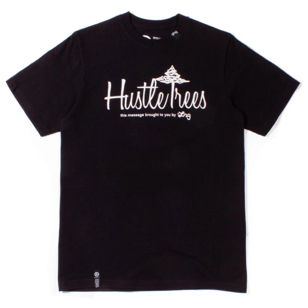 LRG Men s Black  Hustle Trees  T-Shirt 2XL