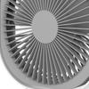 Small Desk Fan 6 Inch Quiet Mini Portable USB Rechargeable Desktop Fan for Home and Office White