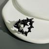 Vintage Punk Thorn Heart Star Gothic Cross Earrings for Women Fashion Jewelry Gifts Accessories Star Crystal Pendant Ear Hooks
