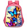 Farfalla Farfalla Stampa ad Alta Definizione Grande Capacità Alto Valore Anti-Gobba Resistente all'Usura Grande Capacità Zaino Scolastico