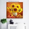 Diamond Painting Sunflower Diamond Embroidery Mosaic Full Round Drill Picture Of Rhinestone
