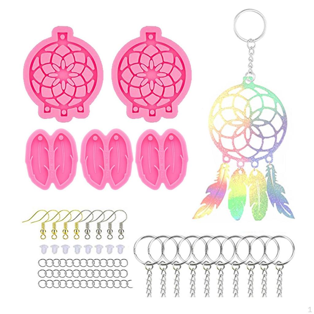 , Silicone Pendant to Portable for DIY Wall Hanging Earrings Ornaments Necklace