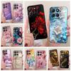 Voor Motorola Moto G15 Hoesje MotoG15 Power Stijlvolle Bloemen Geschilderde Cover Zachte TPU Telefoonhoesje Voor Moto G75 G 15 MotoG75 Hoesjes Tassen
