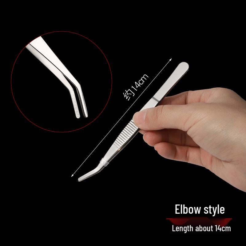 Non-slip Stainless Steel Tweezers for Gardening, Aquariums, and Succulents