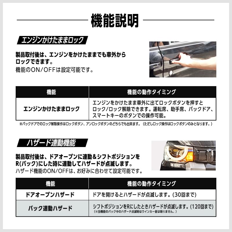 Enlarge Shoji OBD Inspection Compliant Kit for Delica eK Cross and Includes Auto Door Automatic Hazard and 6 Other Mini, Space, Dayz, Roox.