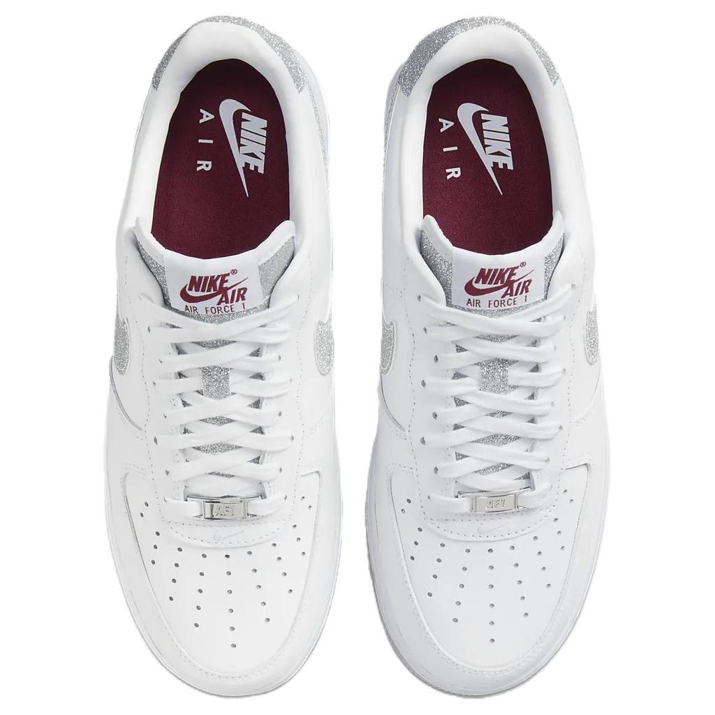 Nike Dámské tenisky Air Force 1 07 LX Glitter Swoosh Bílá/Cool-Grey/Vícebarevná HQ3461-191