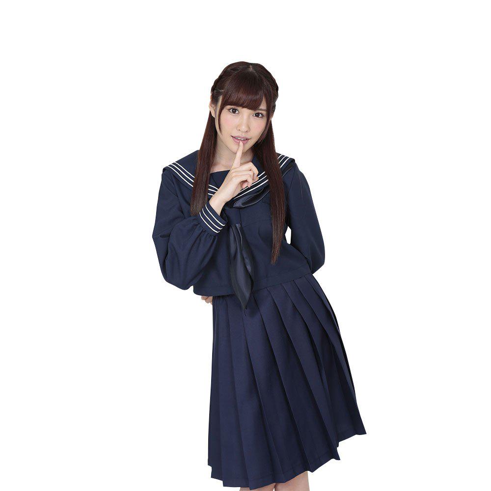 Be With School Uniform Type Azalea Sailor Suit Navy Black M Size Cosplay Costume for Women