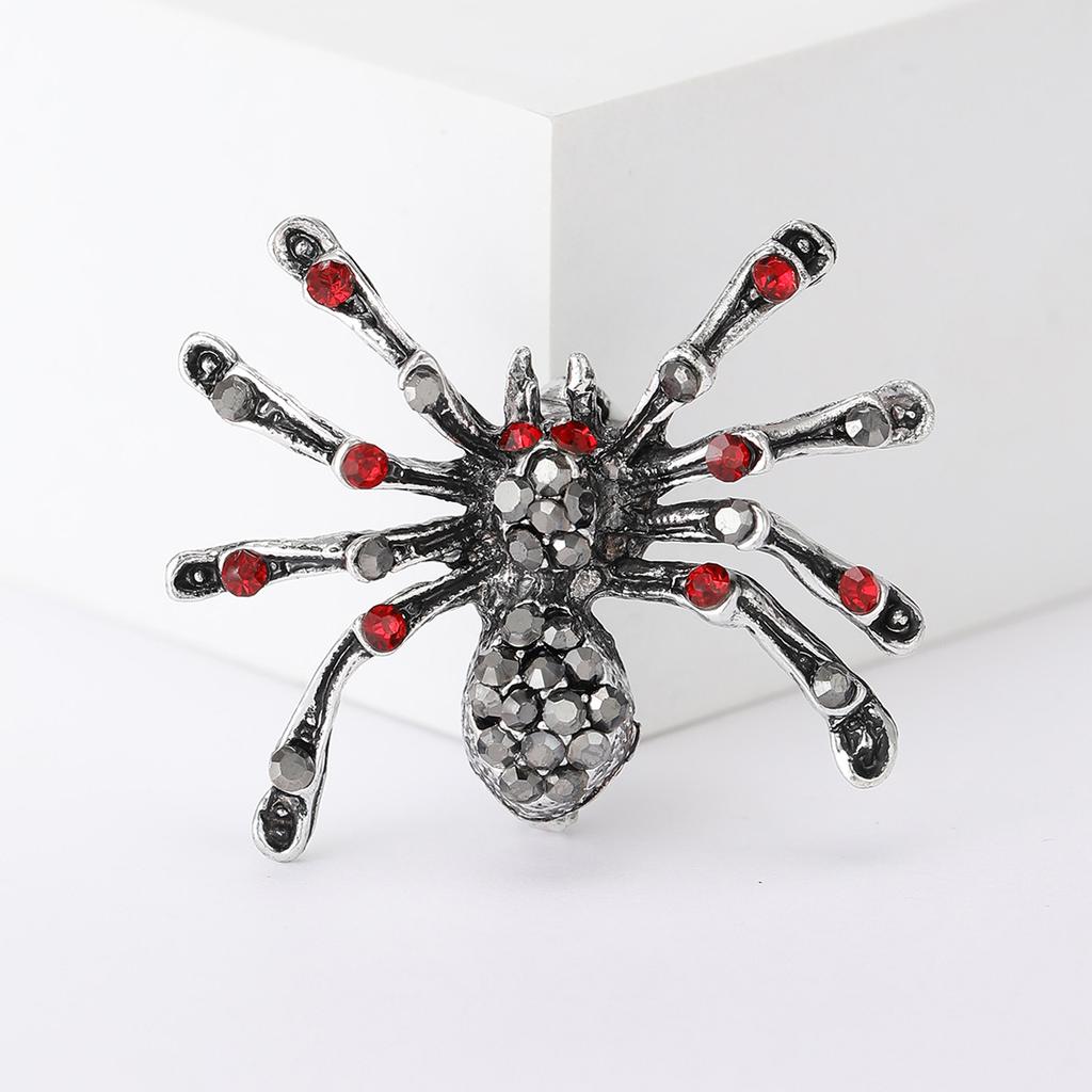 Wind Diamond Spider Animal Brooch, Fashionable Personalized Coat, Suit And Clothing Accessories Factory