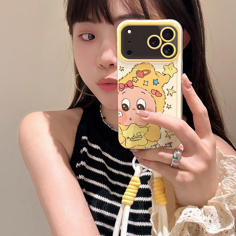 Elegant and Cute Hairpin Star iPhone 17 Pro and 16 Plus Case