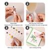 1Set Creative Watercolor Painting Set With 12-Color Solid Paint Kids Stress Relief Coloring Book Parent-Child Watercolor Art Kit