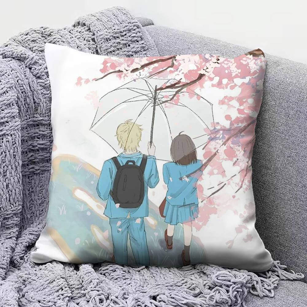 Skip and Loafer mitsumi and shima Anime Pillow Covers Home Sofa Cushion Covers and Aecorative Custom