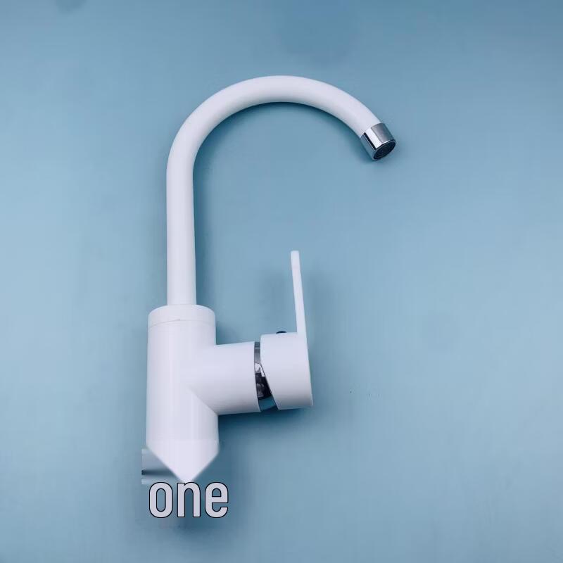 OEING Red-Crowned Crane All-Copper High-Arc Kitchen Faucet