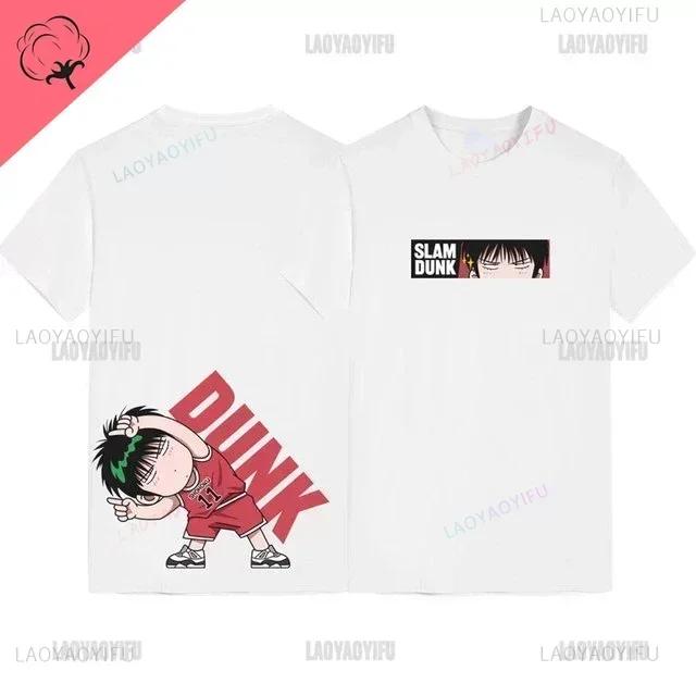 Slam Dunk Movie Co-branded Short Sleeve Tshirt Rukawa Maple Sakuraki Hanamichi Century High Five Cartoon Print Short Sleeve Tops