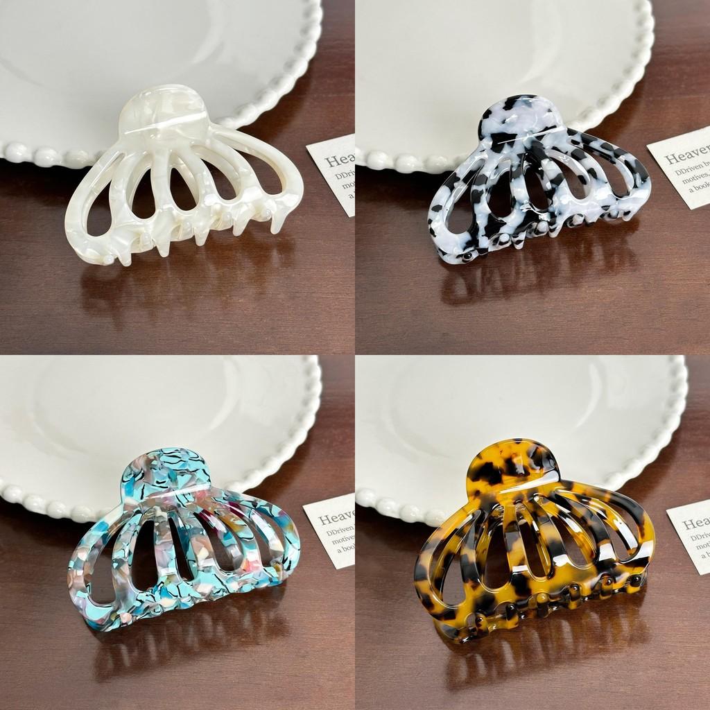 Floral Acetate Gorgeous Hair Claw Clip For Trendy Hairstyles And Statements Fashion