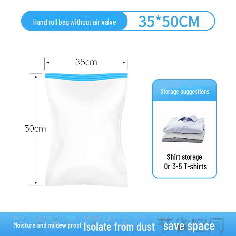 Bolsa de almacenamiento al vacío transparente para ropa y colchas