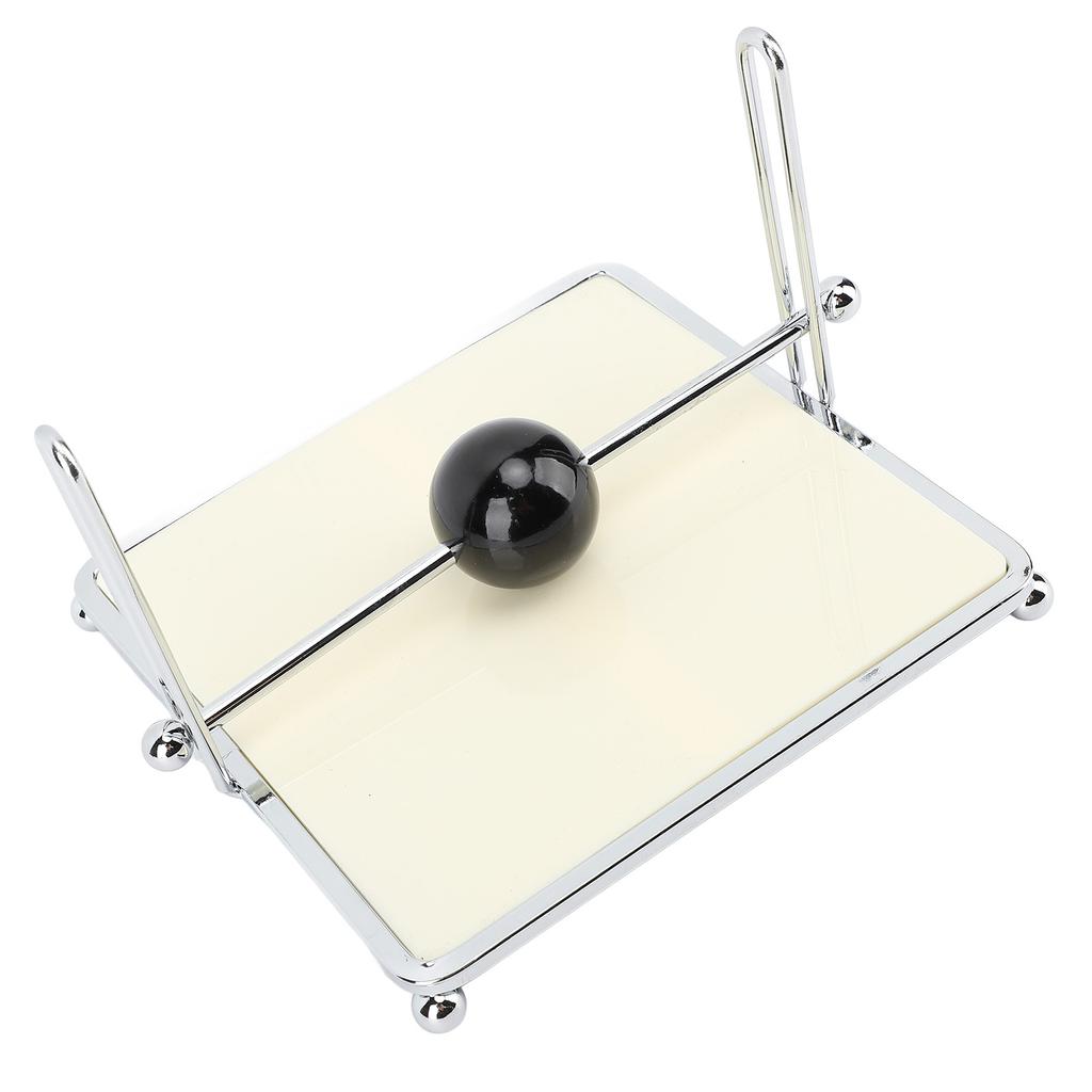 Serviettenhalter für Tisch Quadratischer Servietten-Spender mit zentraler Kugelstange für Küche Restaurant Bauernhaus Außen Abendessen