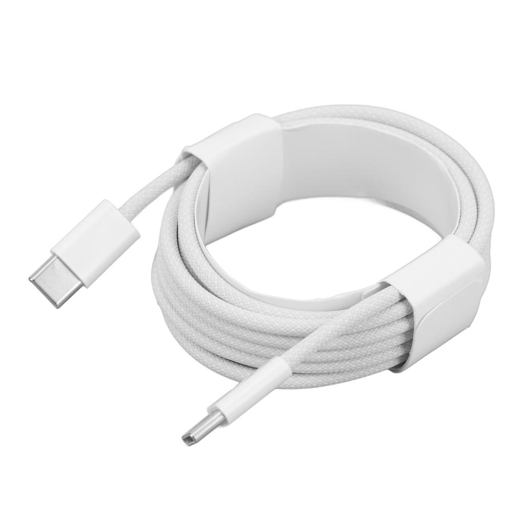 6.6FT USB C Charger Cable 60W Nylon Braided Fast Charging USB C to USB C Cable for IOS 15 for