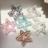 1/6Pcs Hairpin Strong Grip Metal Spring Hair Clips Hollow Star Design Secure Hold Hair Pins Lightweight Hair Accessories