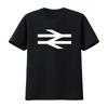British Rail Inspired Premium Arrows Train T Shirt As Worn By Damon Albarn Trendy Statement Fo