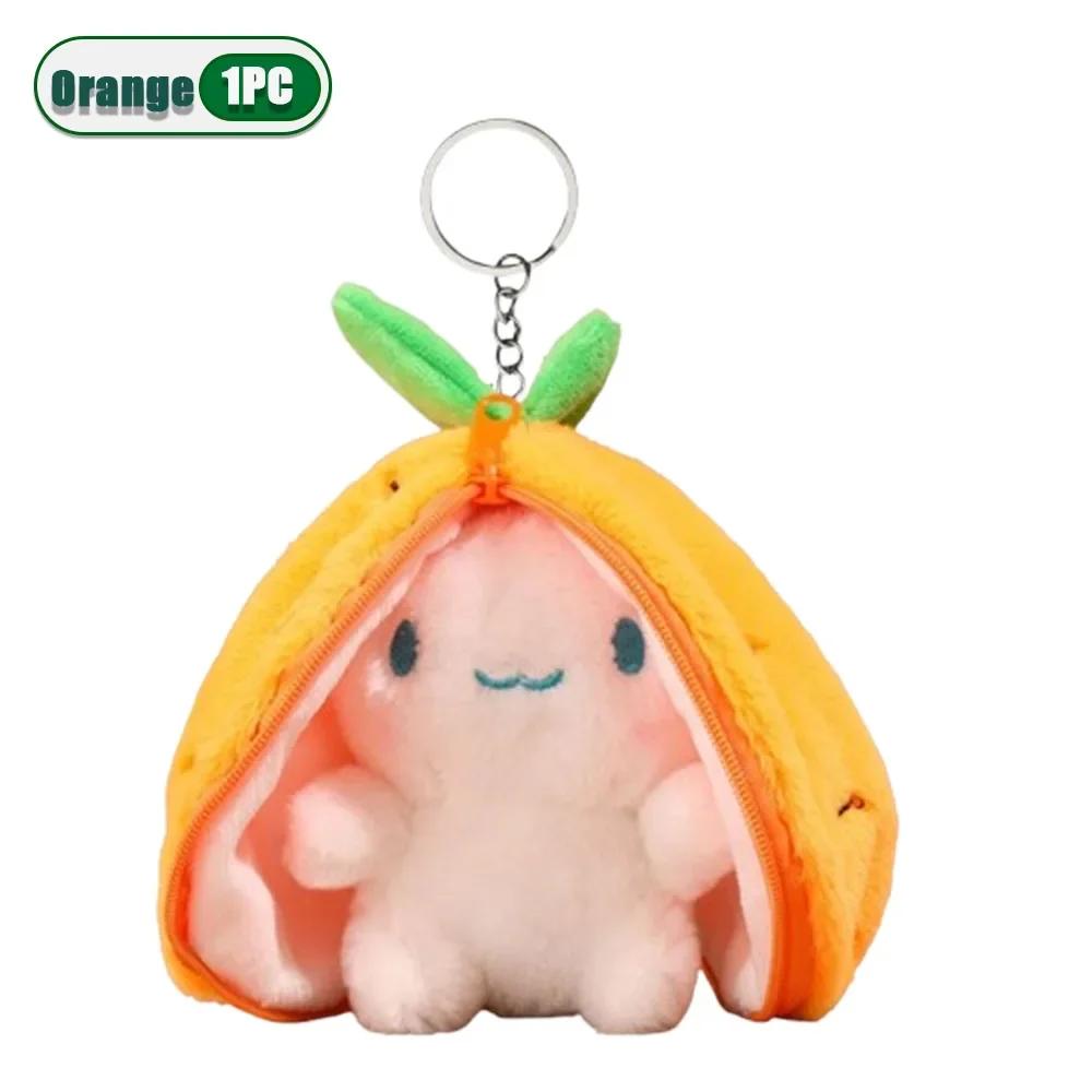

Funny Strawberry Carrot Rabbit Plush Toys Stuffed Into Fruit Transform Soft Animals Bunny Doll For Boys Girls Birthday Gift