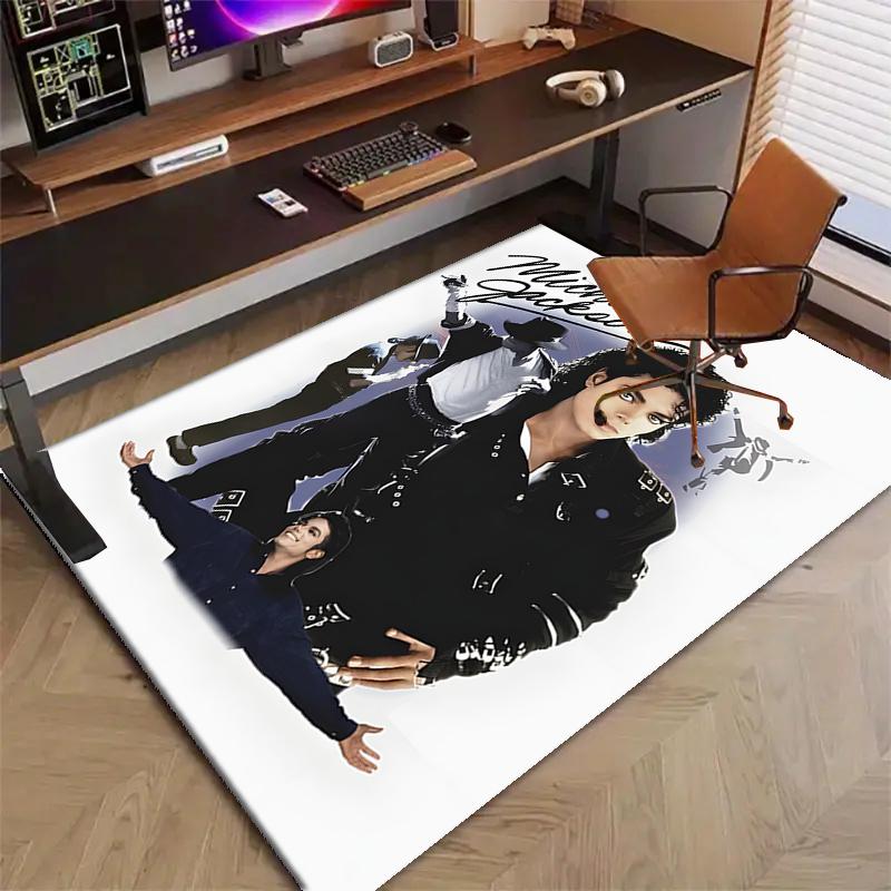 Michael JacksonPrinted Area Rug Carpet for Bedroom Living Room Home Decor Rugs Mat Non Slip Mat Rug for Bedside