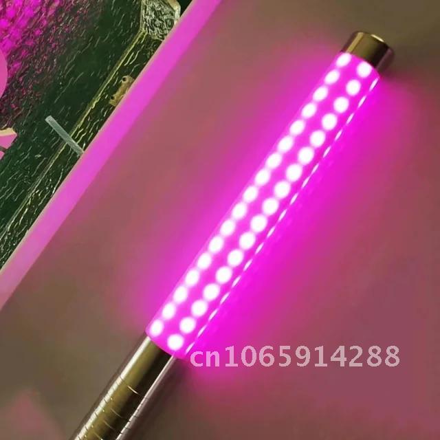 Aluminum Alloy Flash Stick Rechargeable LED Flash Stick Bar Wine Atmosphere Props KTV Luminous Wine Glow Stick