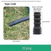 Complete Set of Barbed Pipe Fittings: Drip Irrigation Connectors Direct Elbow Tee Plug for 16/20/25mm Pipes