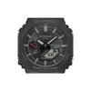 Casio G-Shock Classic Octagonal Carbon Fiber Core Protective Dual Display Sports Quartz Watch Resin Strap Unisex watches Black GA-B2100-1APR