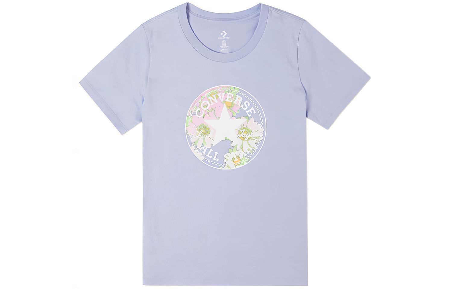 Converse T Shirt Women s Light Purple 10023217-A03 S