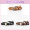 Minimalist Leather Belt For Women With Pin Buckle For Casual And Office Wear