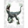 Dinosaur Art Print Velociraptor Poster Raptor T-REX Triceratops Indominus Rex Print Canvas Painting Watercolors Dinosaur Decor