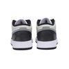Jordan Air Jordan 1 Abrasion Resistant Slip Resistant Low Top Vintage Basketball Shoes Men's Black Gray 553558-131(Team85-)